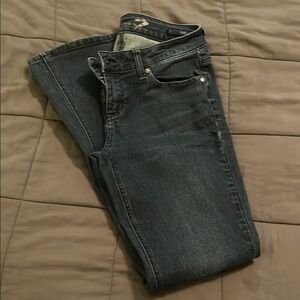 Women's Dark Denim flare leg Jeans